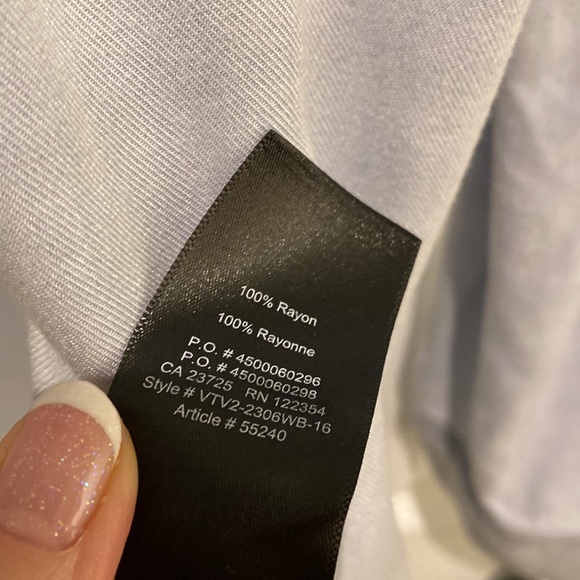 Aritzia-Montana Chambray Modal Light Blue Tones Button Down Shirt (Size:Medium) - Picture 4 of 6